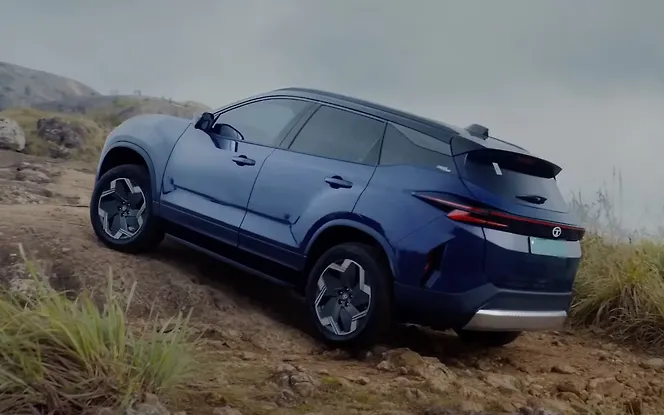 Tata Harrier EV Rear Left View